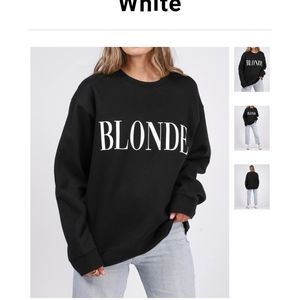 Brunette the Label "Blonde" big sister sweatshirt